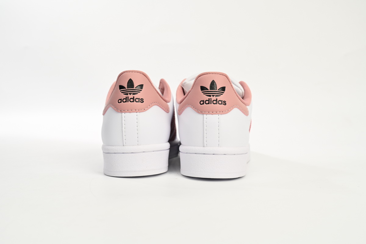 adidas Superstar Shoes White New Pink White GY5987