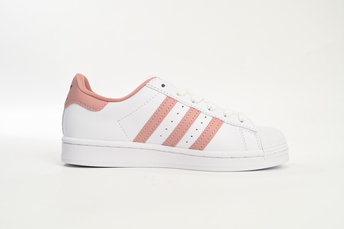 adidas Superstar Shoes White New Pink White GY5987