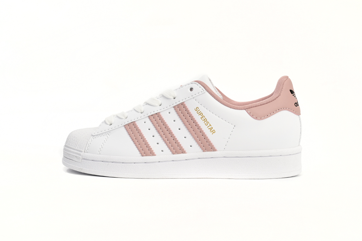 adidas Superstar Shoes White New Pink White GY5987