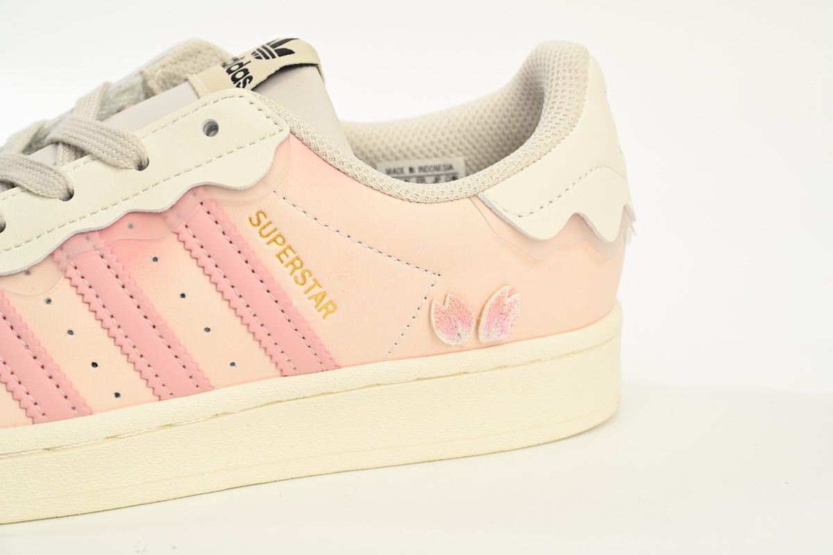 adidas Superstar Shoes White New Cherry Blossom Powder GW4441