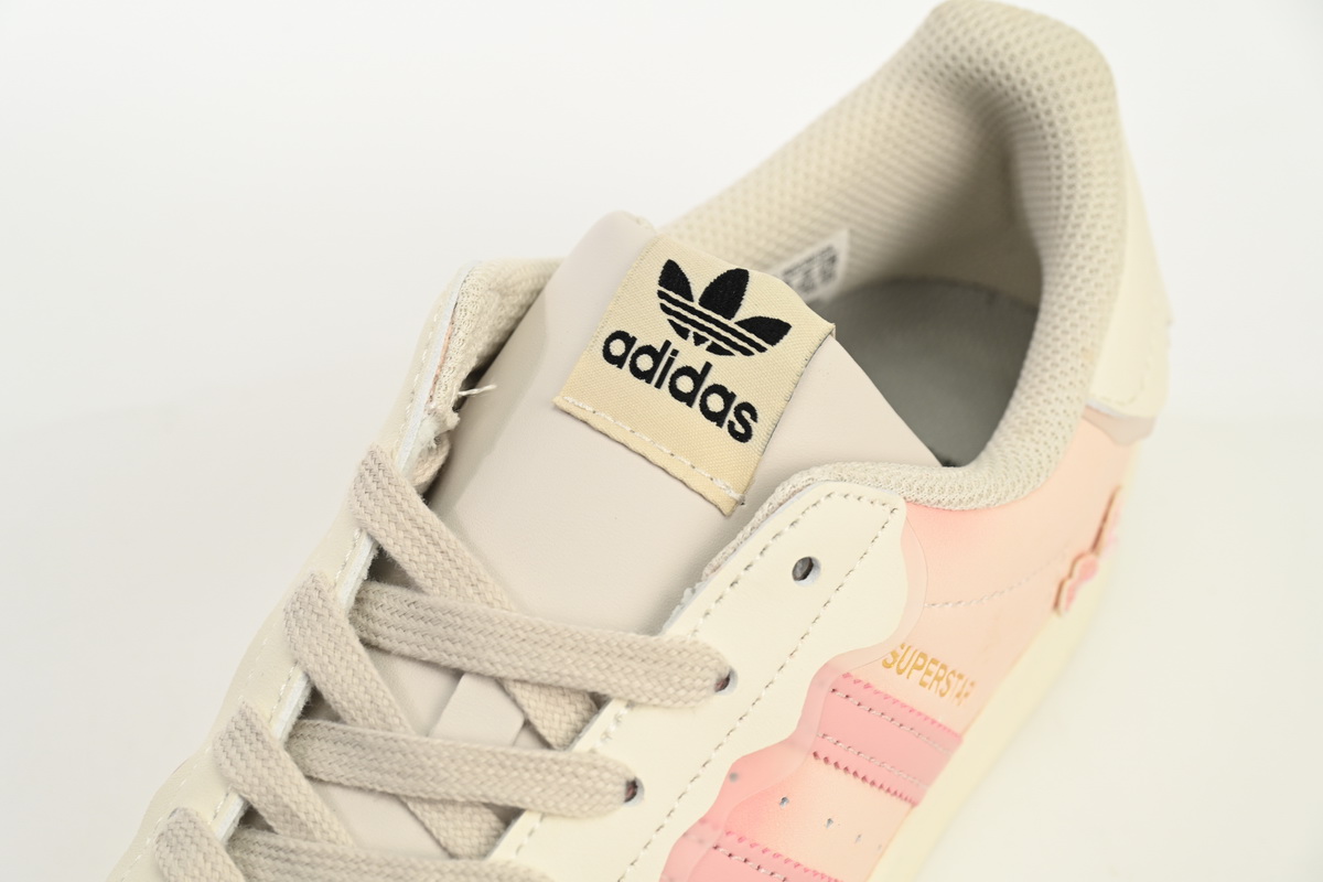adidas Superstar Shoes White New Cherry Blossom Powder GW4441