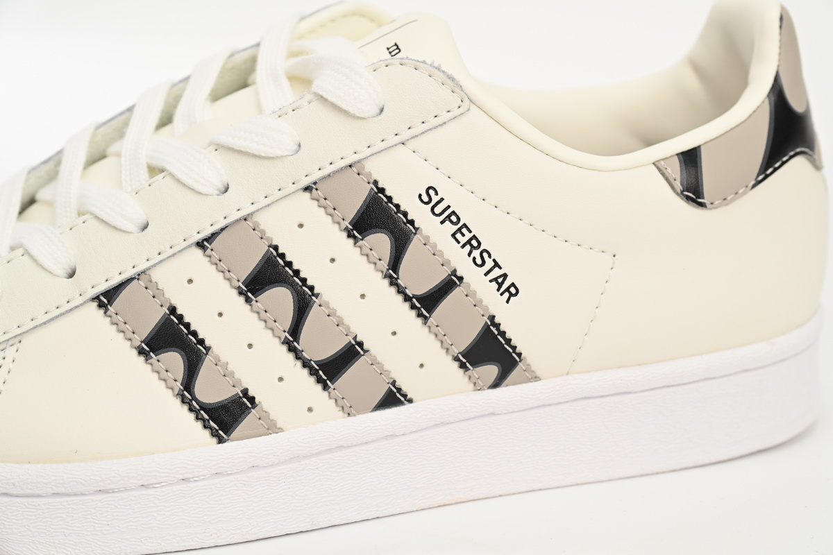 adidas Superstar Shoes White Co Branded Black And White HP9779
