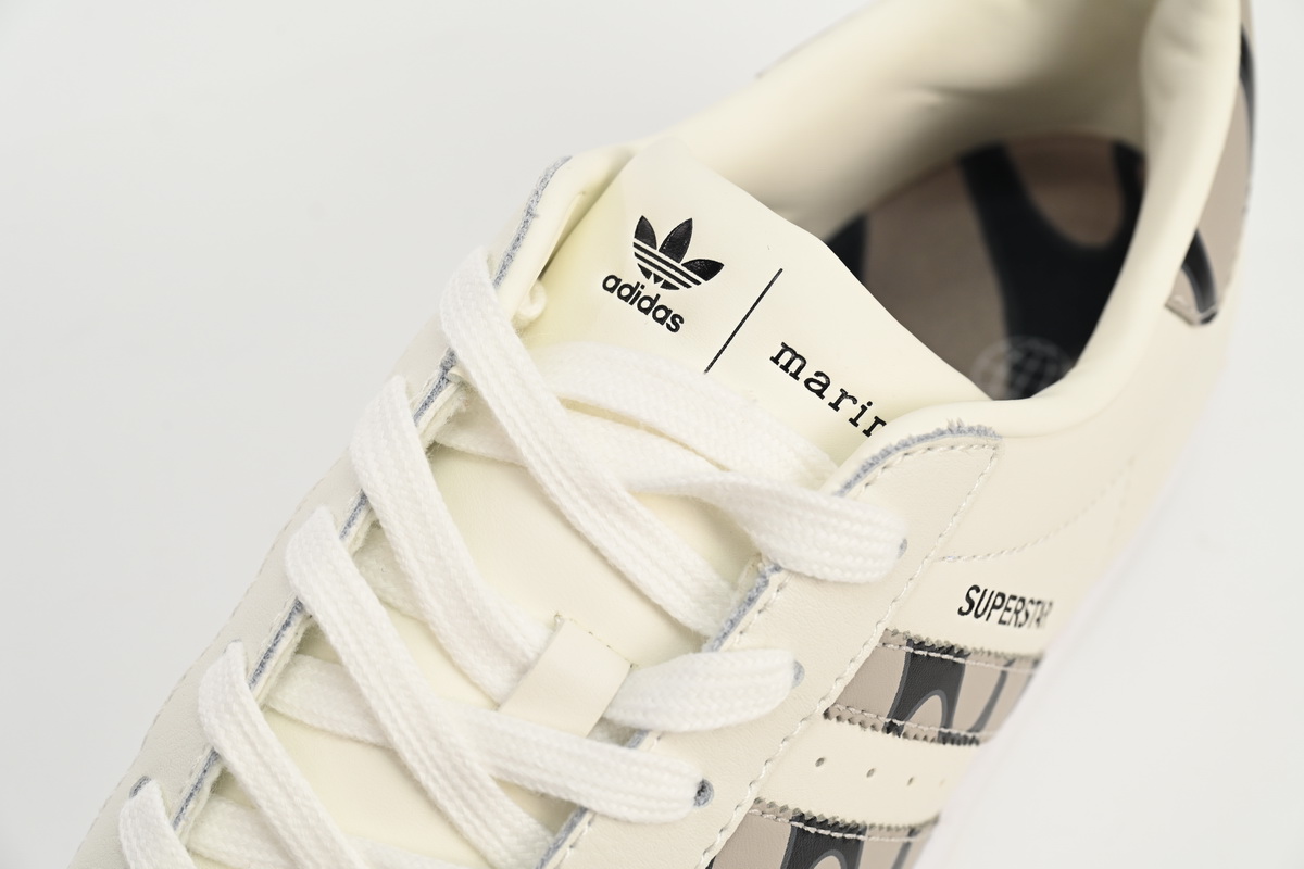 adidas Superstar Shoes White Co Branded Black And White HP9779