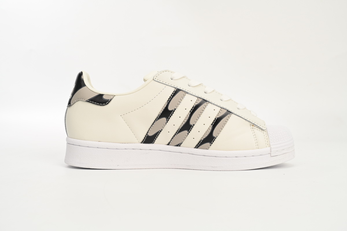 adidas Superstar Shoes White Co Branded Black And White HP9779