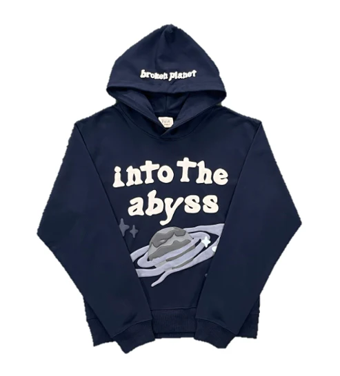 Broken Planet Hoodie Blue