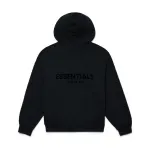 Fear of God Essentials Pullover Chest Logo Hoodie Stretch Limo/Black FW22