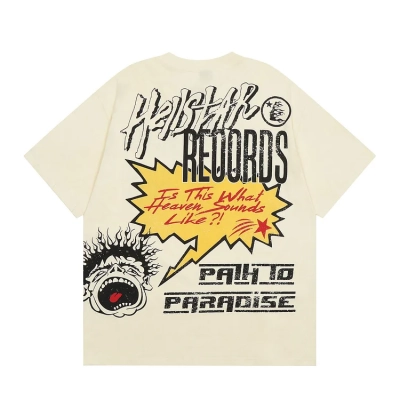 Hellstar Records T-shirt Off-White 02