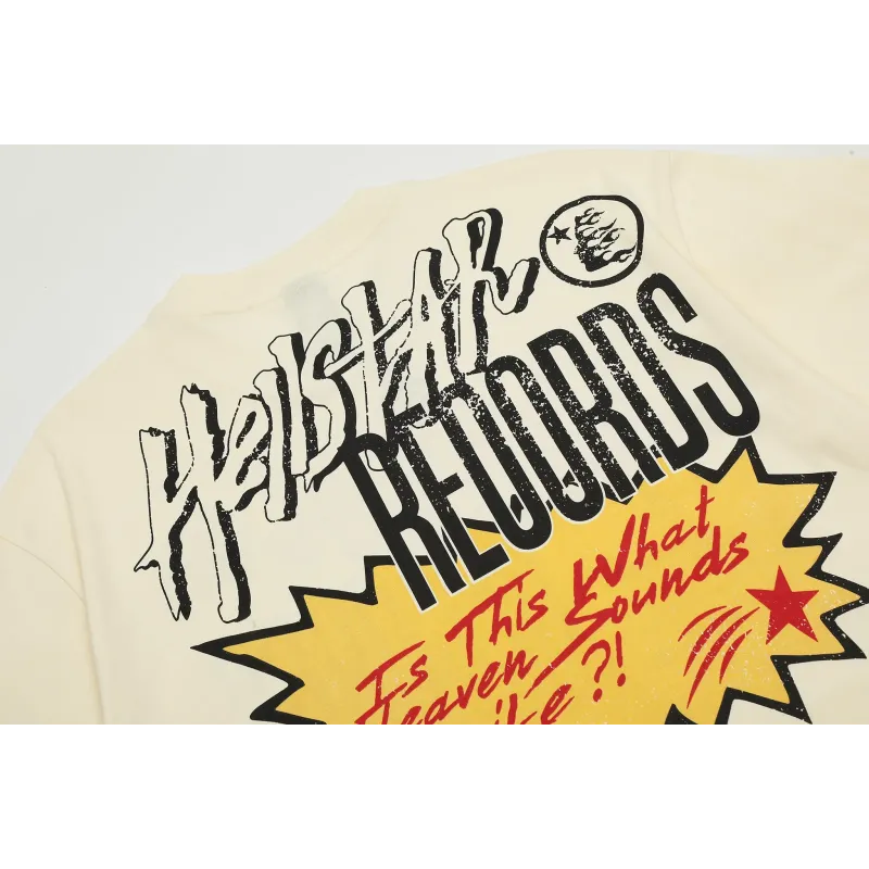Hellstar Records T-shirt Off-White