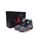 PK God Batch Air Jordan 5 Retro Off-White Black CT8480-001