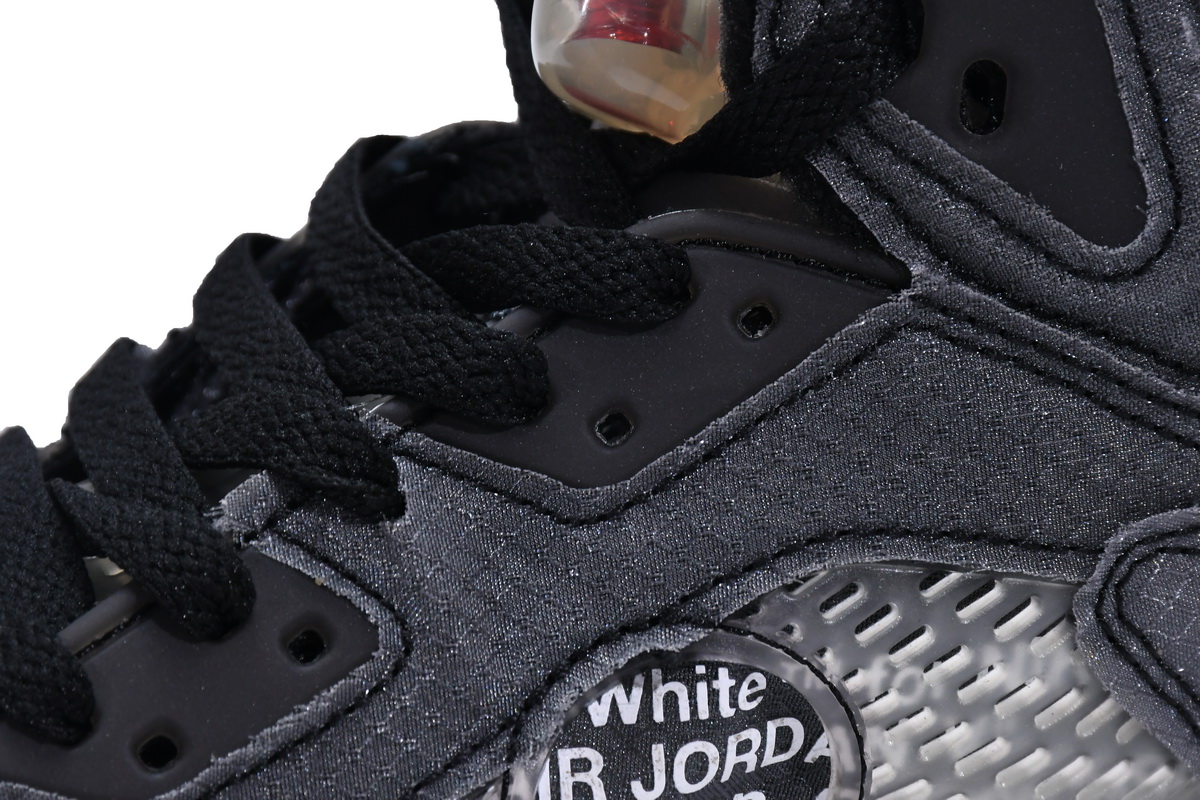PK God Batch Air Jordan 5 Retro Off-White Black CT8480-001