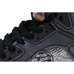 PK God Batch Air Jordan 5 Retro Off-White Black CT8480-001