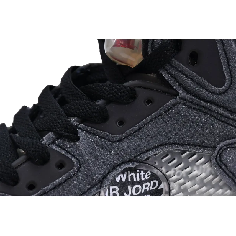 PK God Batch Air Jordan 5 Retro Off-White Black CT8480-001