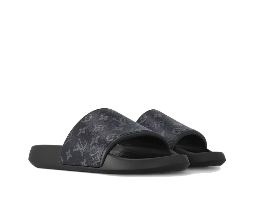 PK God Batch Louis Vuitton Waterfront Mule 'Black Monogram'
