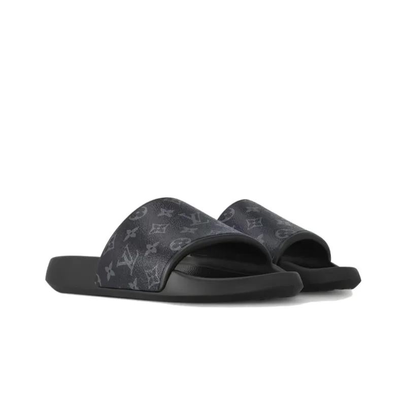 PK God Batch Louis Vuitton Waterfront Mule 'Black Monogram'