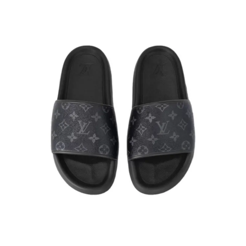 PK God Batch Louis Vuitton Waterfront Mule 'Black Monogram'