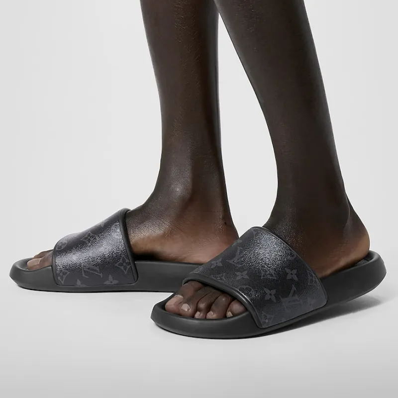 PK God Batch Louis Vuitton Waterfront Mule 'Black Monogram'