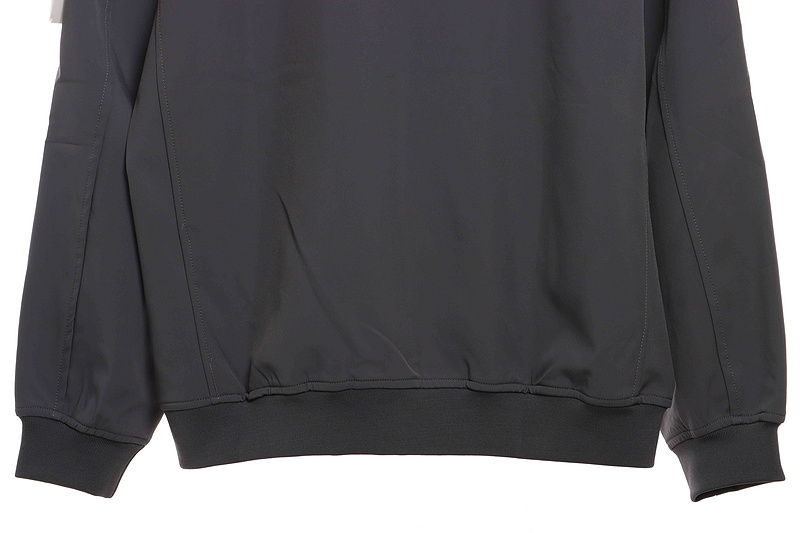 Stone Island Zipper Pocket Sleeve Shirt Jacket Grey