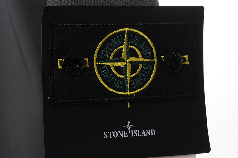 Stone Island Zipper Pocket Sleeve Shirt Jacket Grey