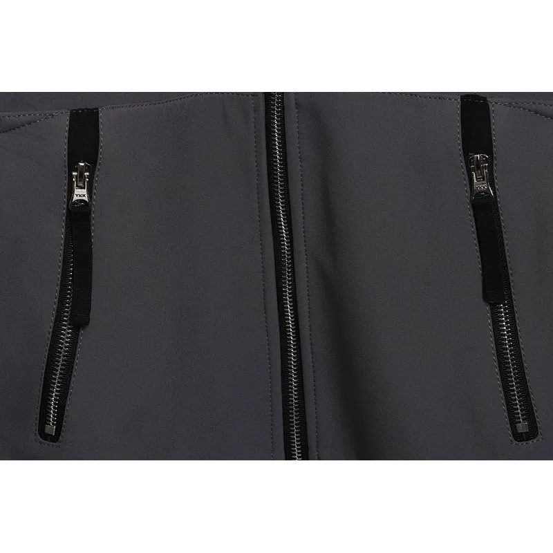 Stone Island Zipper Pocket Sleeve Shirt Jacket Grey
