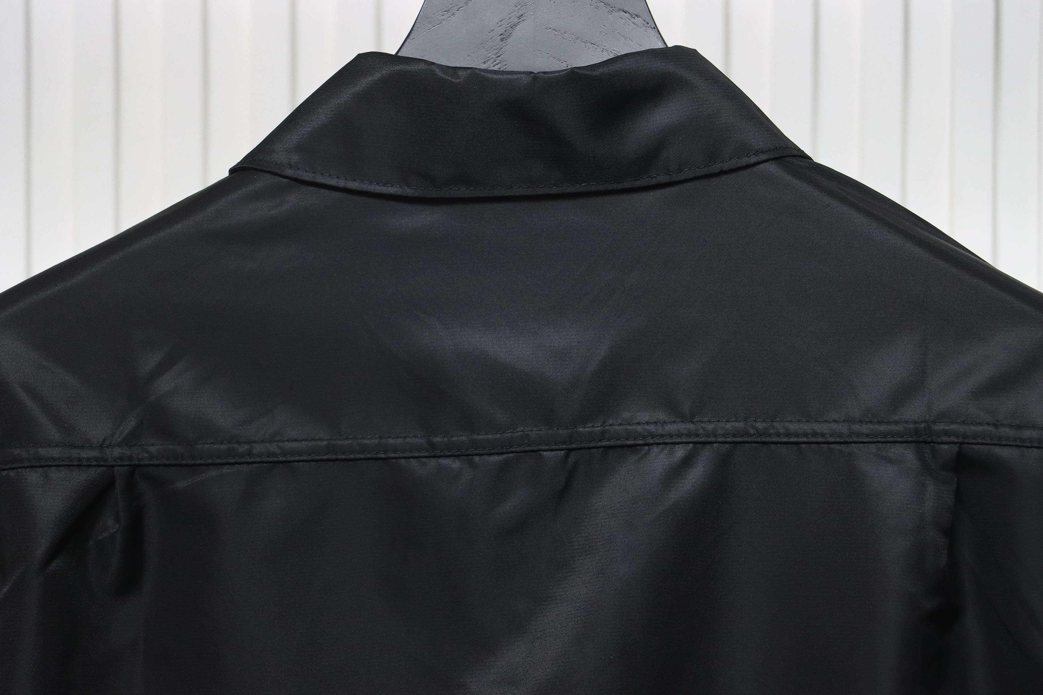 Stone Island Zipper Pocket Sleeve Shirt Jacket Black