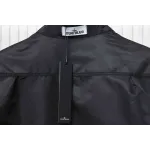 Stone Island Zipper Pocket Sleeve Shirt Jacket Black
