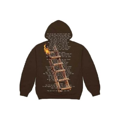 Travis Scott Highest In The Room Not For Decoding Hoodie Brown 02