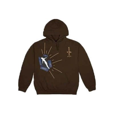 Travis Scott Highest In The Room Not For Decoding Hoodie Brown 01