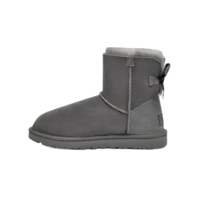 UGG Mini Bailey Bow II Boot Grey Women's 01