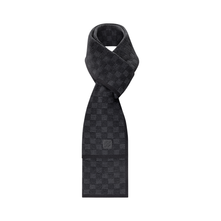 Louis Vuitton Néo Petit Damier Scarf Anthracite
