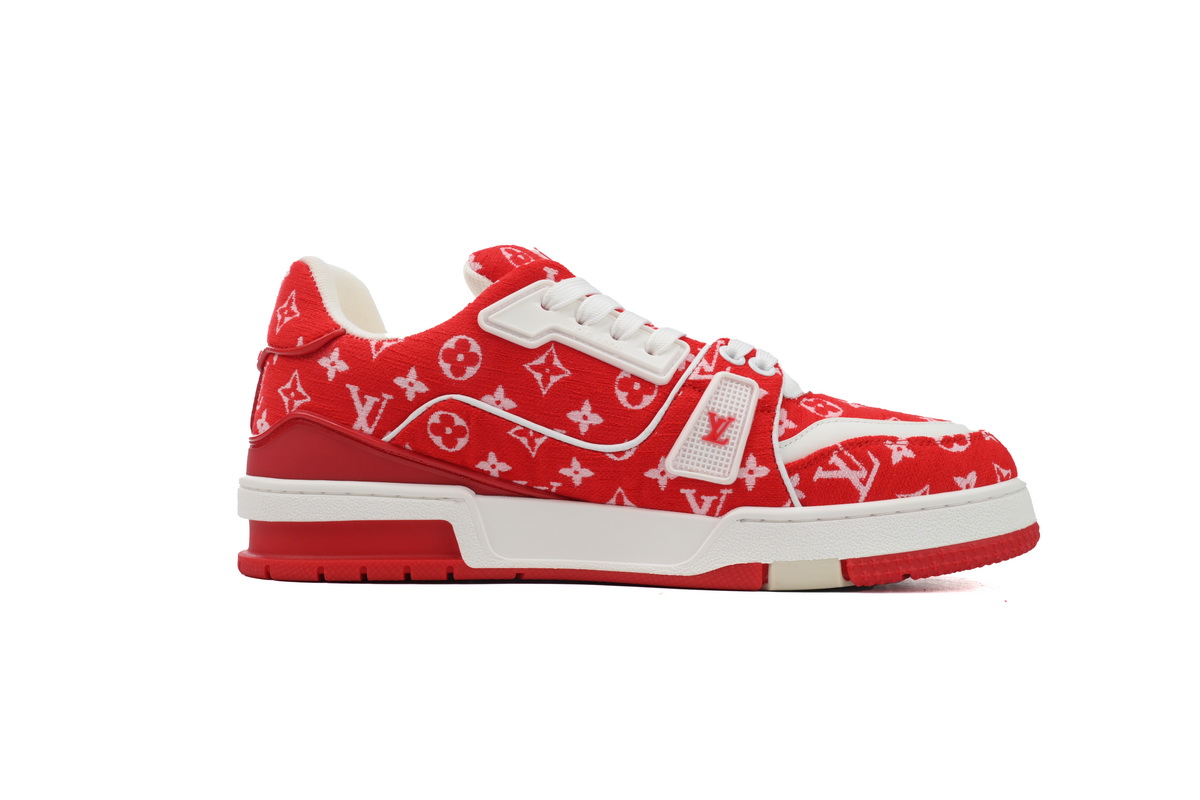 PK God Batch Louis Vuitton Louis Vuitton Trainer Red