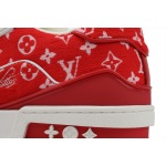 PK God Batch Louis Vuitton Louis Vuitton Trainer Red
