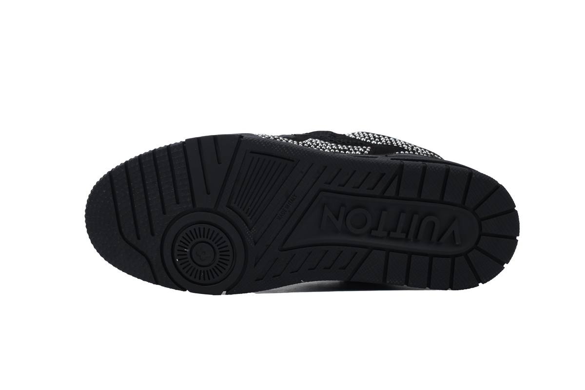 PK God Batch Louis Vuitton Skate Trainer Black Swarovski Monogran 1ABMHV