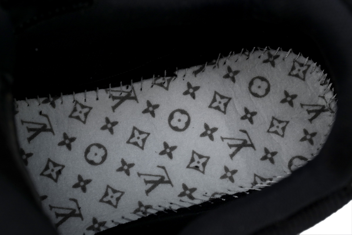 PK God Batch Louis Vuitton Skate Trainer Black Swarovski Monogran 1ABMHV