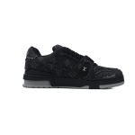PK God Batch Louis Vuitton Trainer 'Black Monogram Denim