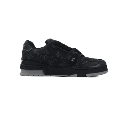 PK God Batch Louis Vuitton Trainer 'Black Monogram Denim 02