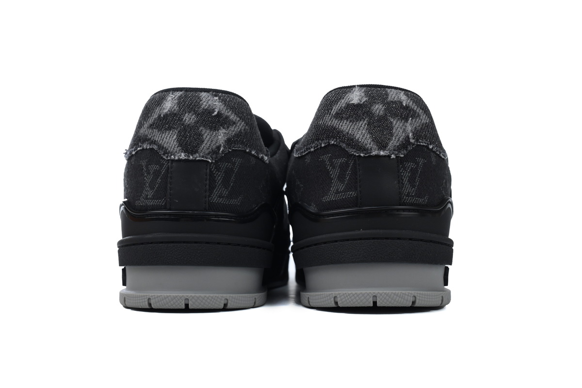 PK God Batch Louis Vuitton Trainer 'Black Monogram Denim