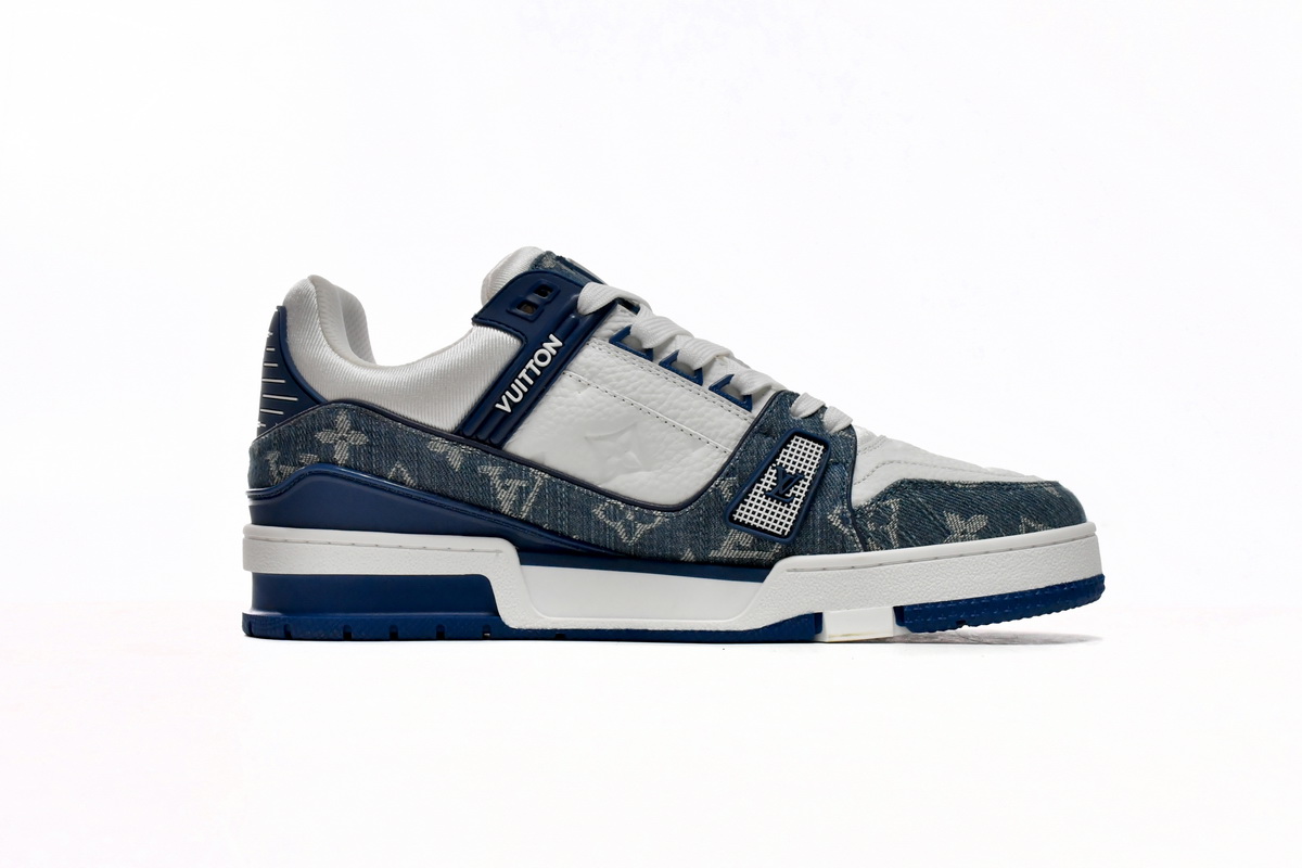 PK God Batch LOUIS VUITTON Trainer Cowboy Blue FD0291