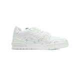 PK God Batch Louis Vuitton Trainer Sneaker All Alligator Leather White