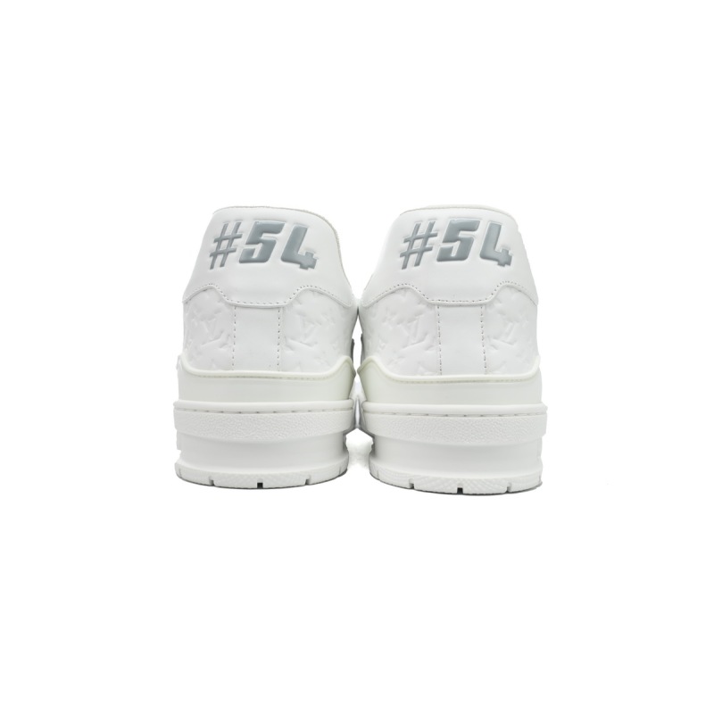PK God Batch Louis Vuitton Trainer Sneaker All Alligator Leather White