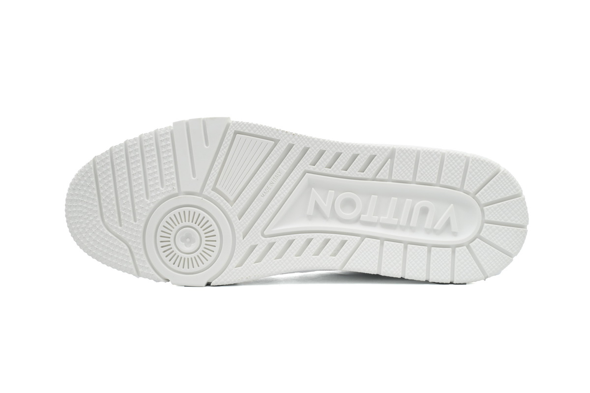PK God Batch Louis Vuitton Trainer Sneaker All Alligator Leather White