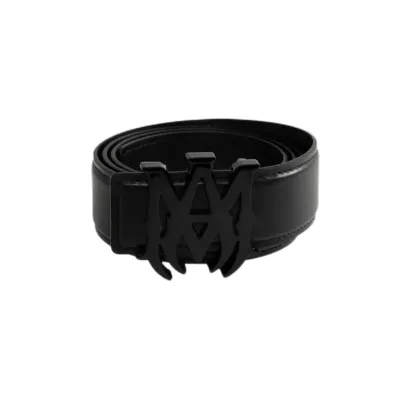 Amiri 4cm MA Nappa Leather Belt Black CK PF23MAL002 001 Black 01