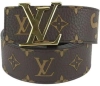 LOUIS VUITTON x Supreme LV x Supreme Brown Monogram LV Initials Belt