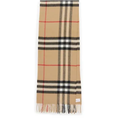 Burberry Check Cashmere Scarf 02