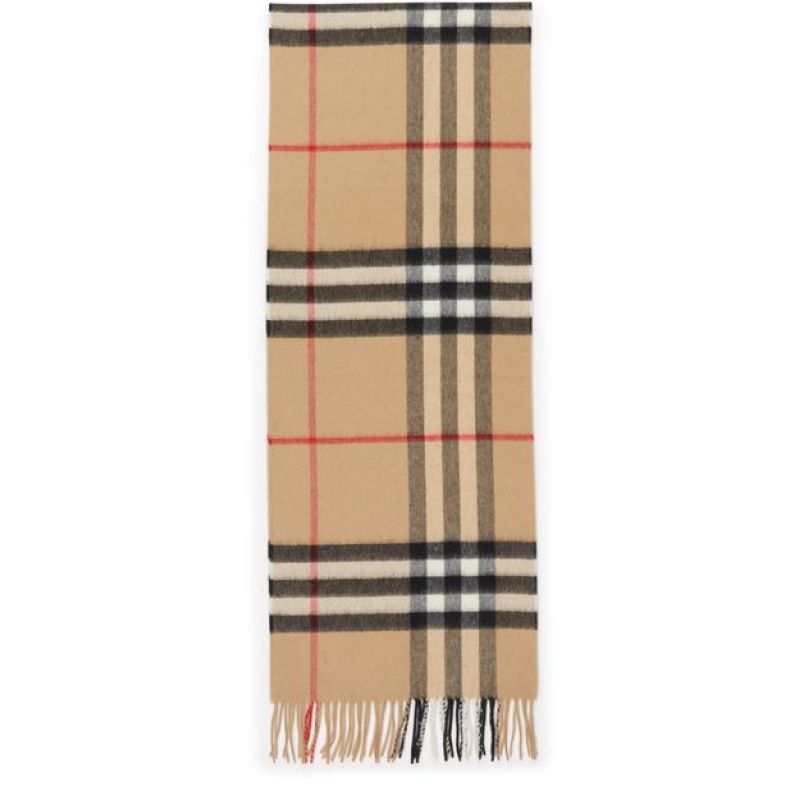 Burberry Check Cashmere Scarf