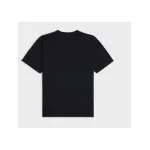 Celine Logo Print Cotton Short Sleeve T-shirt Black