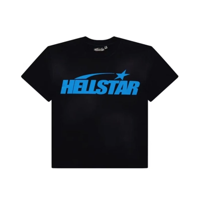 Hellstar Classic T-shirt Black/Blue 01