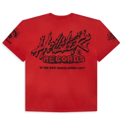 Hellstar Records T-Shirt Red 02