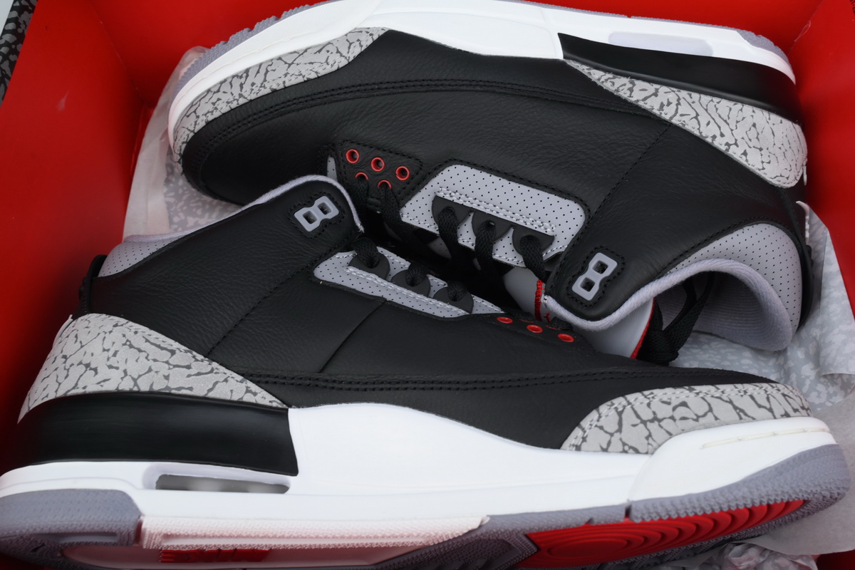 PK God Batch Air Jordan 3 Retro Black Cement DN3707-010