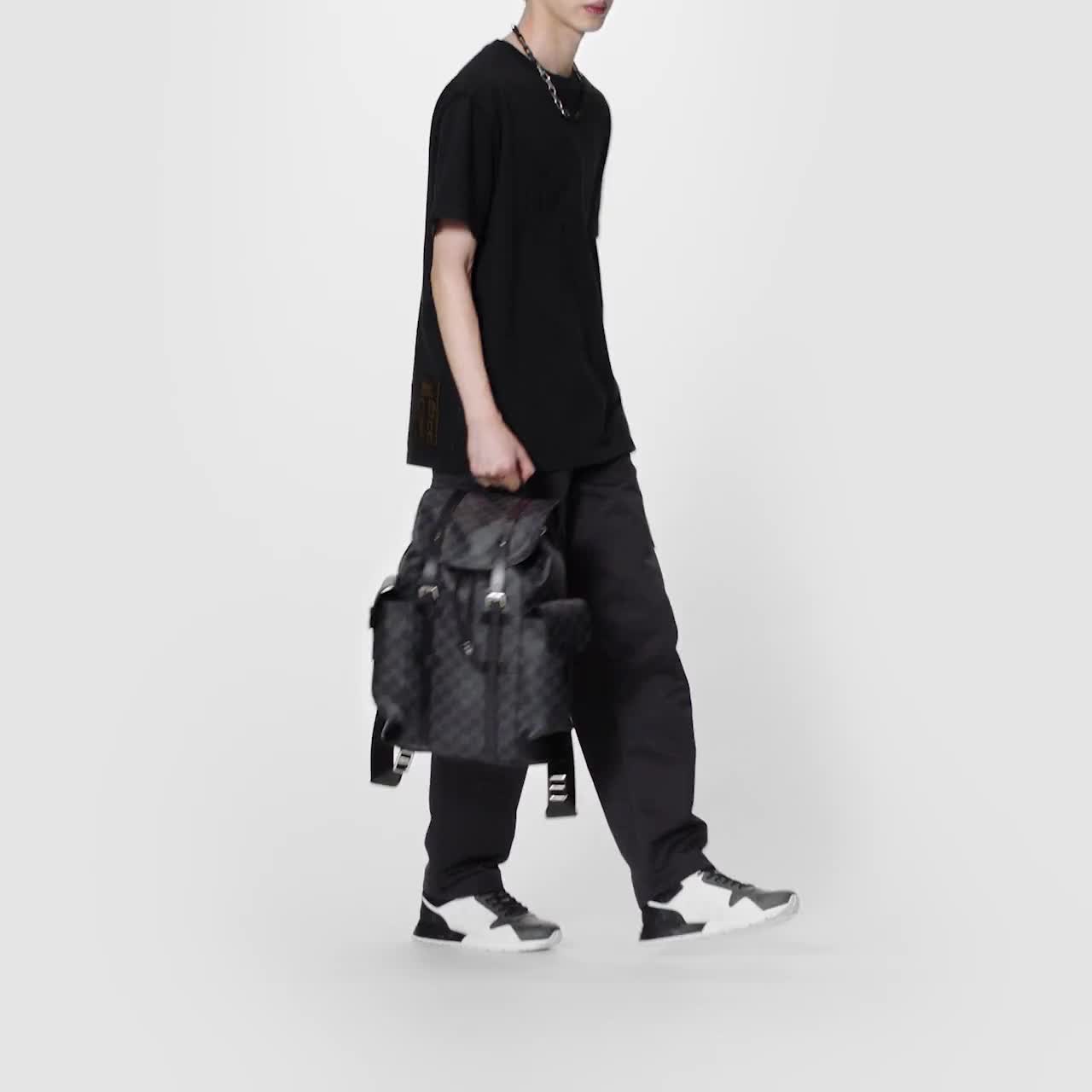 Louis Vuitton Christopher MM Damier Graphite Canvas