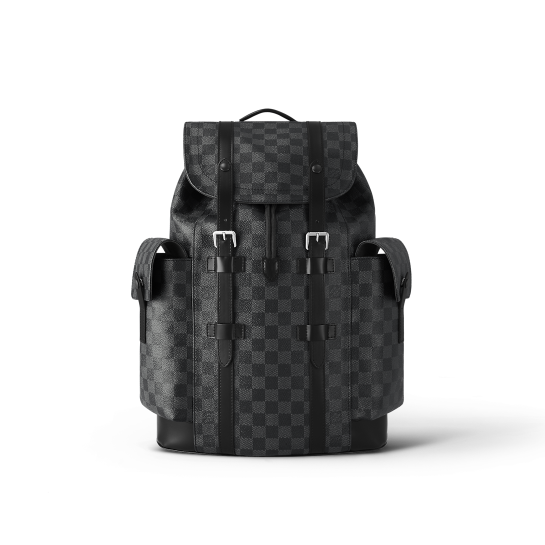 Louis Vuitton Christopher MM Damier Graphite Canvas